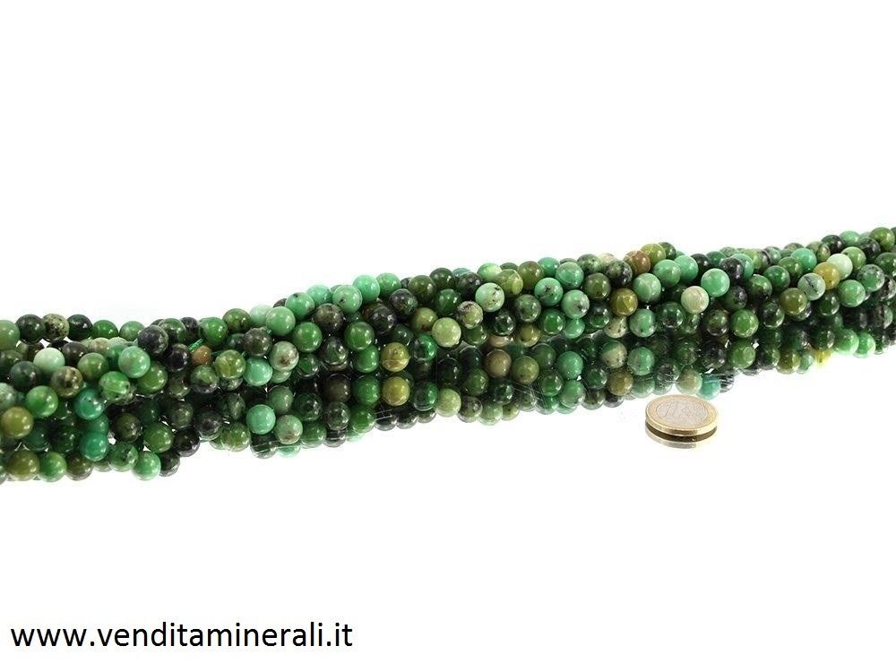 Collana in oplale verde