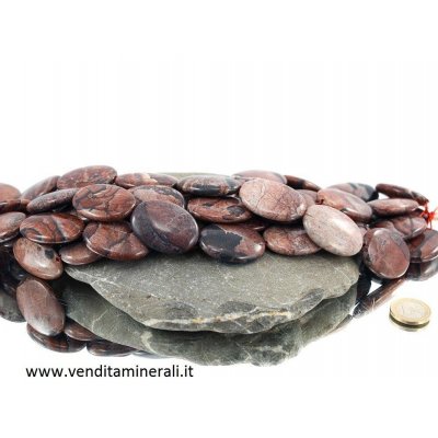 Collana ellittica di diaspro