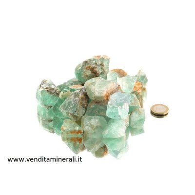 Piccole pietre grezze di fluorite - 1 kg