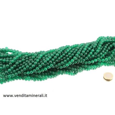 Collana color aventurine da 8 mm