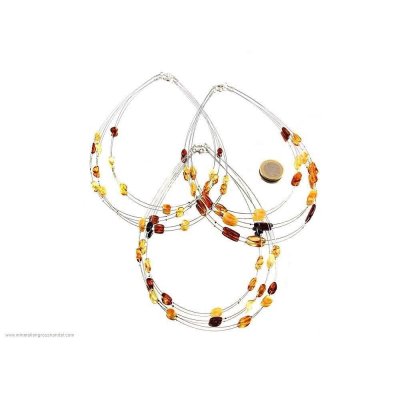 Pepite di collana d'ambra