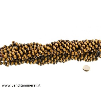 Filo per catena a forma di occhio di tigre 12 mm