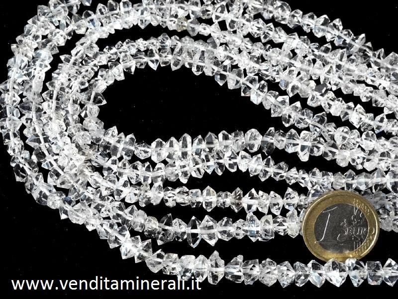 Collana di diamanti Herkimer
