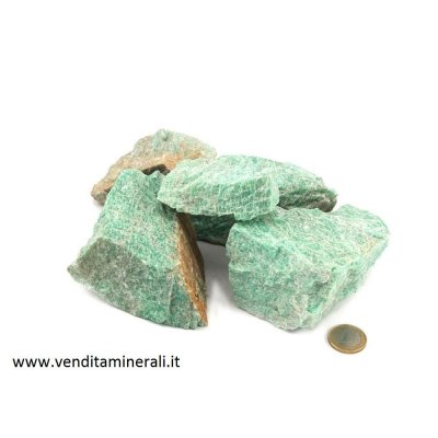 Pietre ruvide di amazzonite - 1 kg