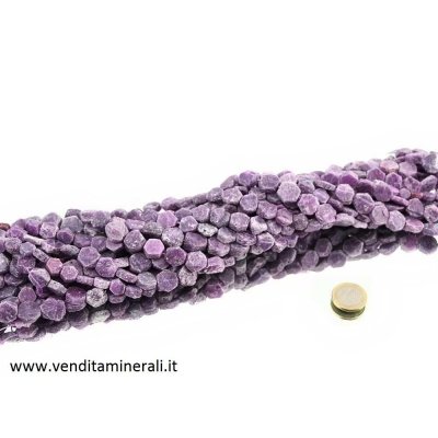 Collana di cristallo color rubino