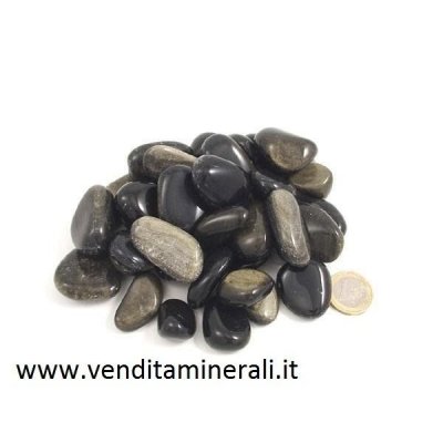 Pietre di ossidiana color oro - 0,5 kg