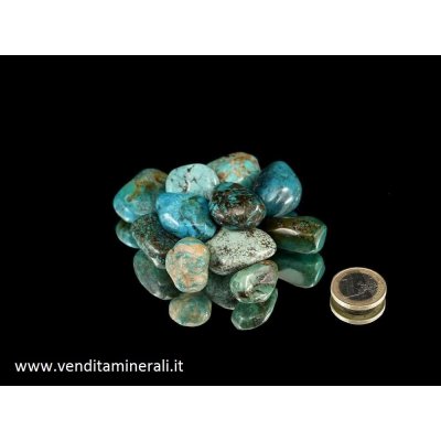 Pietre burattate naturali turchesi 0,1 kg