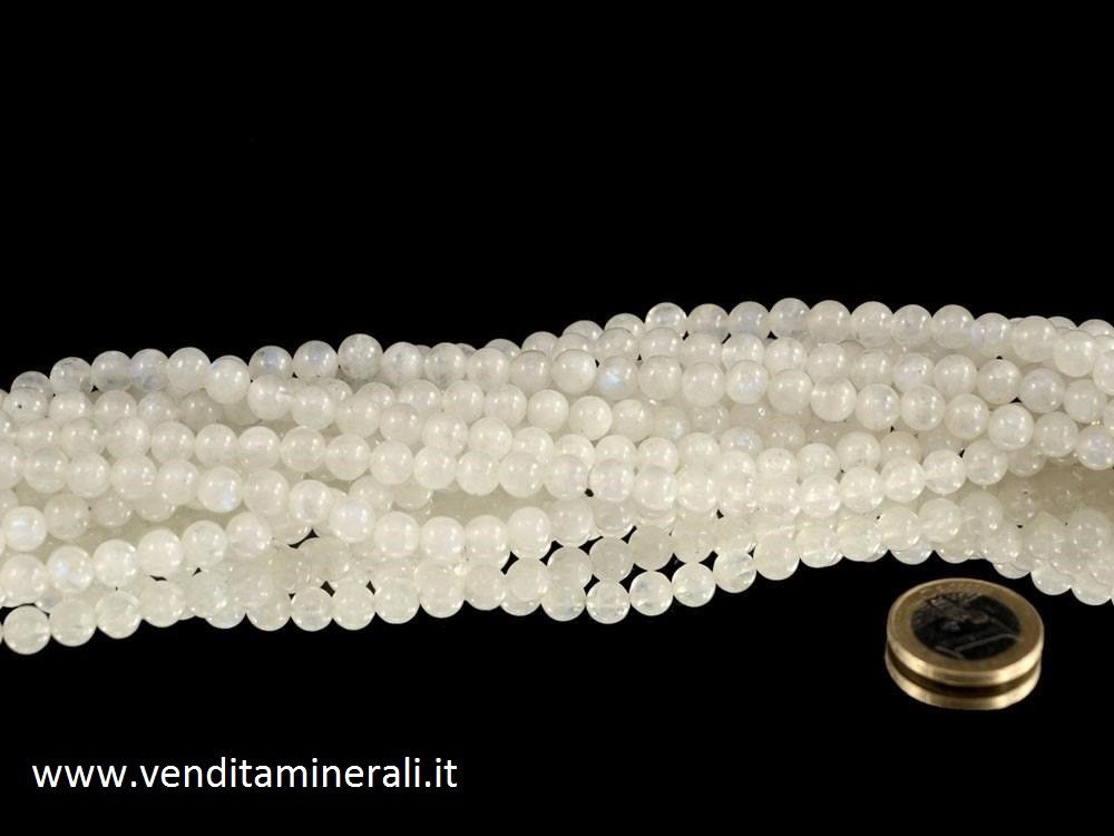 Collana di moonstone 8 mm