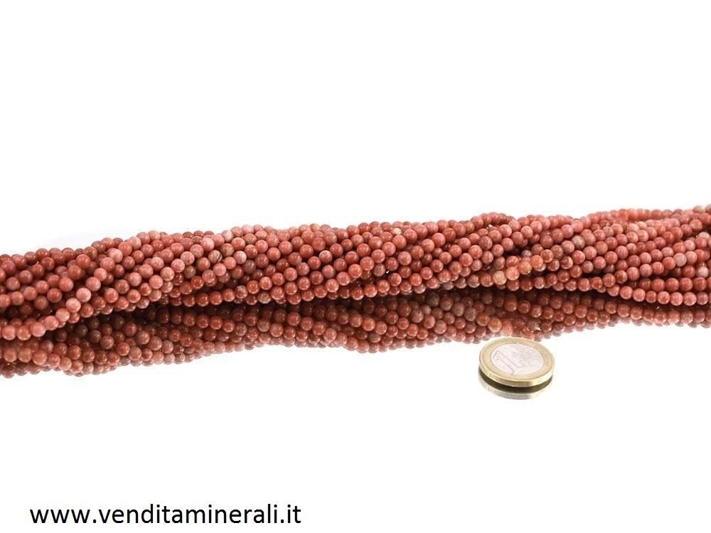 Collana 4 mm di thulite