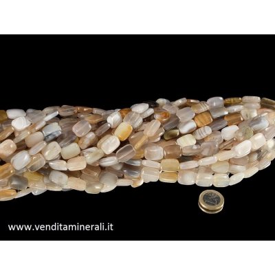 Collana rettangolare di agata