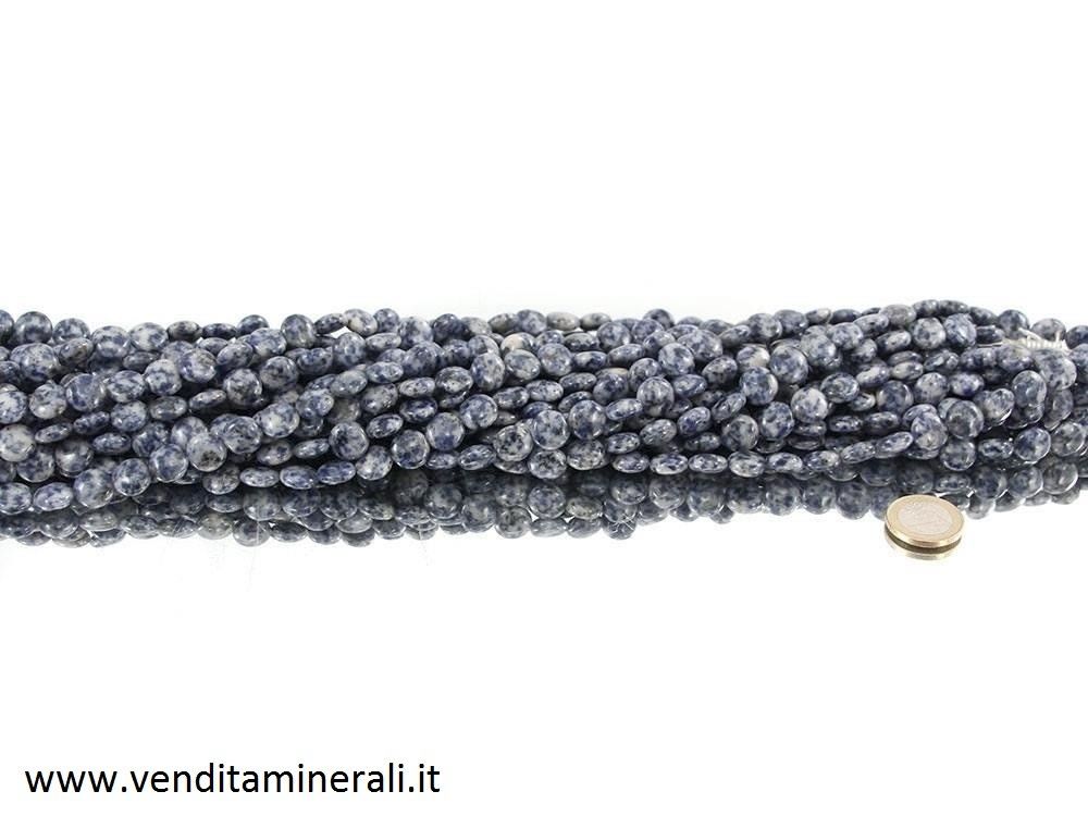 Collana a bottone maculato sodalite