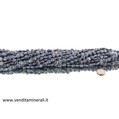 Collana a bottone maculato sodalite