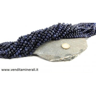 Collana di sodalite da 8 mm