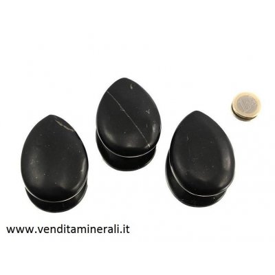 Goccia di pietra ollare Shungite