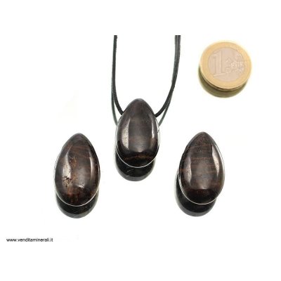 Pendente a goccia in titanite