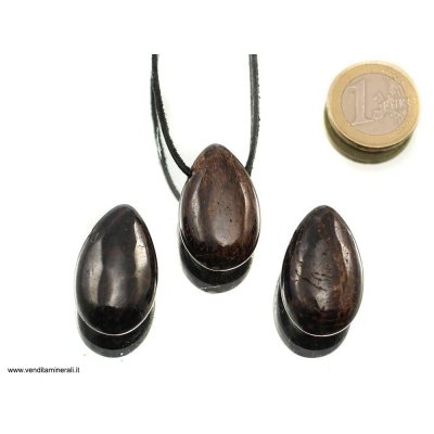 Pendente a goccia in titanite