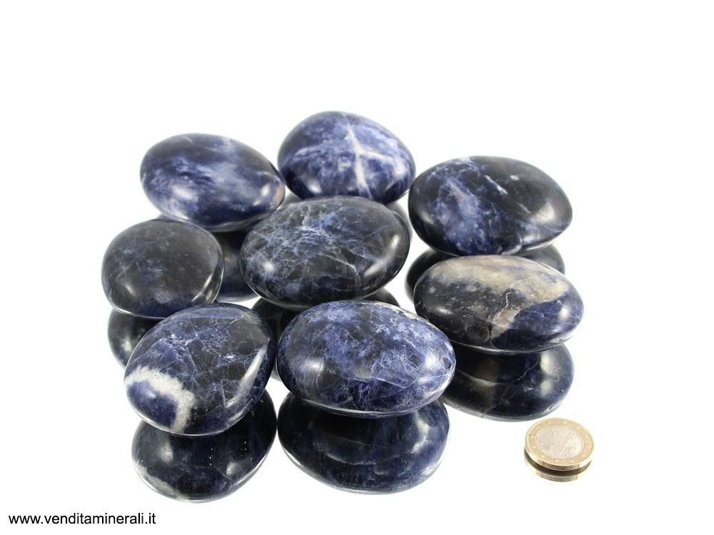 Ciottoli sodalite / Sassi burattati XL 0,5 kg