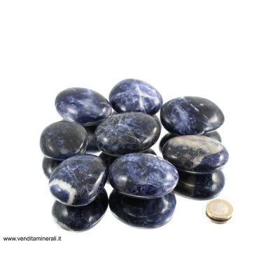 Ciottoli sodalite / Sassi burattati XL 0,5 kg