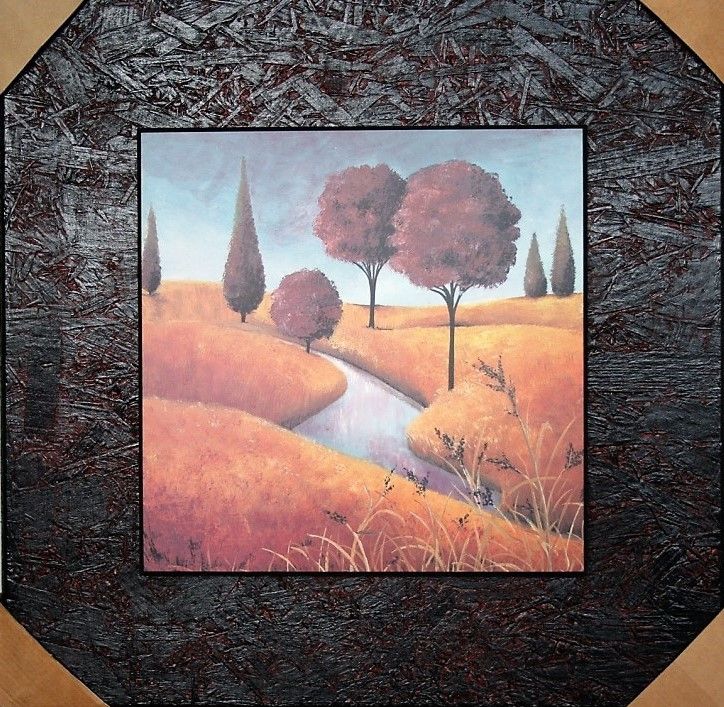 QUADRO FIUME AUTUNNALE FALSI D'AUTORE