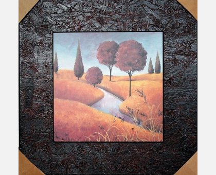 QUADRO FIUME AUTUNNALE FALSI D'AUTORE