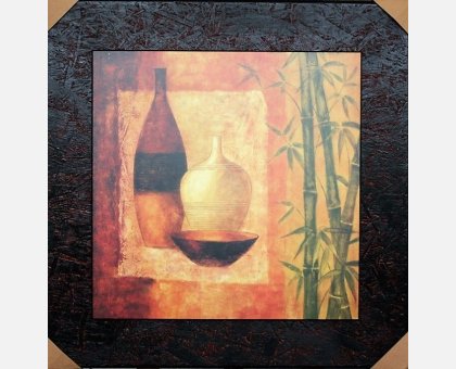 QUADRO VASI ETNICI FALSI D'AUTORE