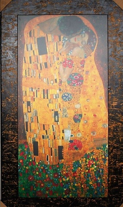 QUADRO L'ABBRACCIO di GUSTAV KLIMT FALSI D'AUTORE