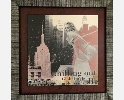 QUADRO MARILYN MONROE TV FALSI D'AUTORE