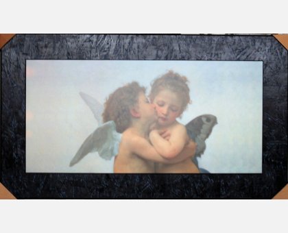 QUADRO AMORE E PSICHE BAMBINI di BOUGUEREAU FALSI D'AUTORE