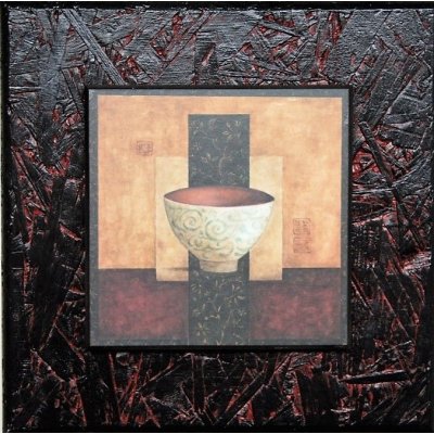 QUADRO ARTE IN UNA TAZZA FALSI D'AUTORE