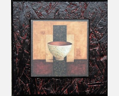 QUADRO ARTE IN UNA TAZZA FALSI D'AUTORE