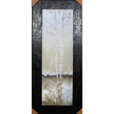 QUADRO DUE ALBERI IN INVERNO FALSI D'AUTORE