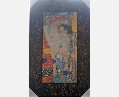 QUADRO MADRE E FIGLIO di GUSTAV KLIMT FALSI D'AUTORE