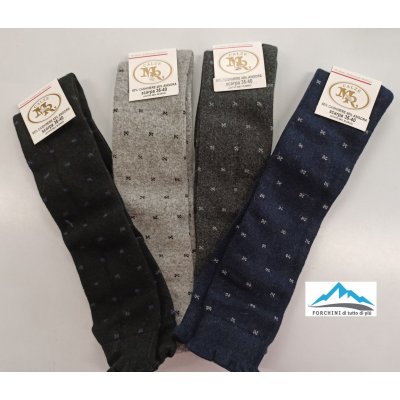 CALZETTONI DONNA POIS 60%CASHMERE 40% ANGORA