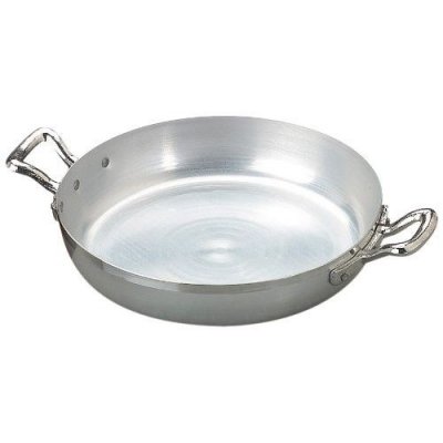 Agnelli Family Tegame 2 Manici, Diametro 28 cm, Alluminio, Argento Chiaro