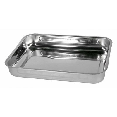 Frabosk Rostiera Rosticciera Rettangolare, Acciaio, 30 cm