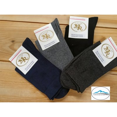 CALZINO ARTIGIANALE LANA/SETA CORTO DONNA