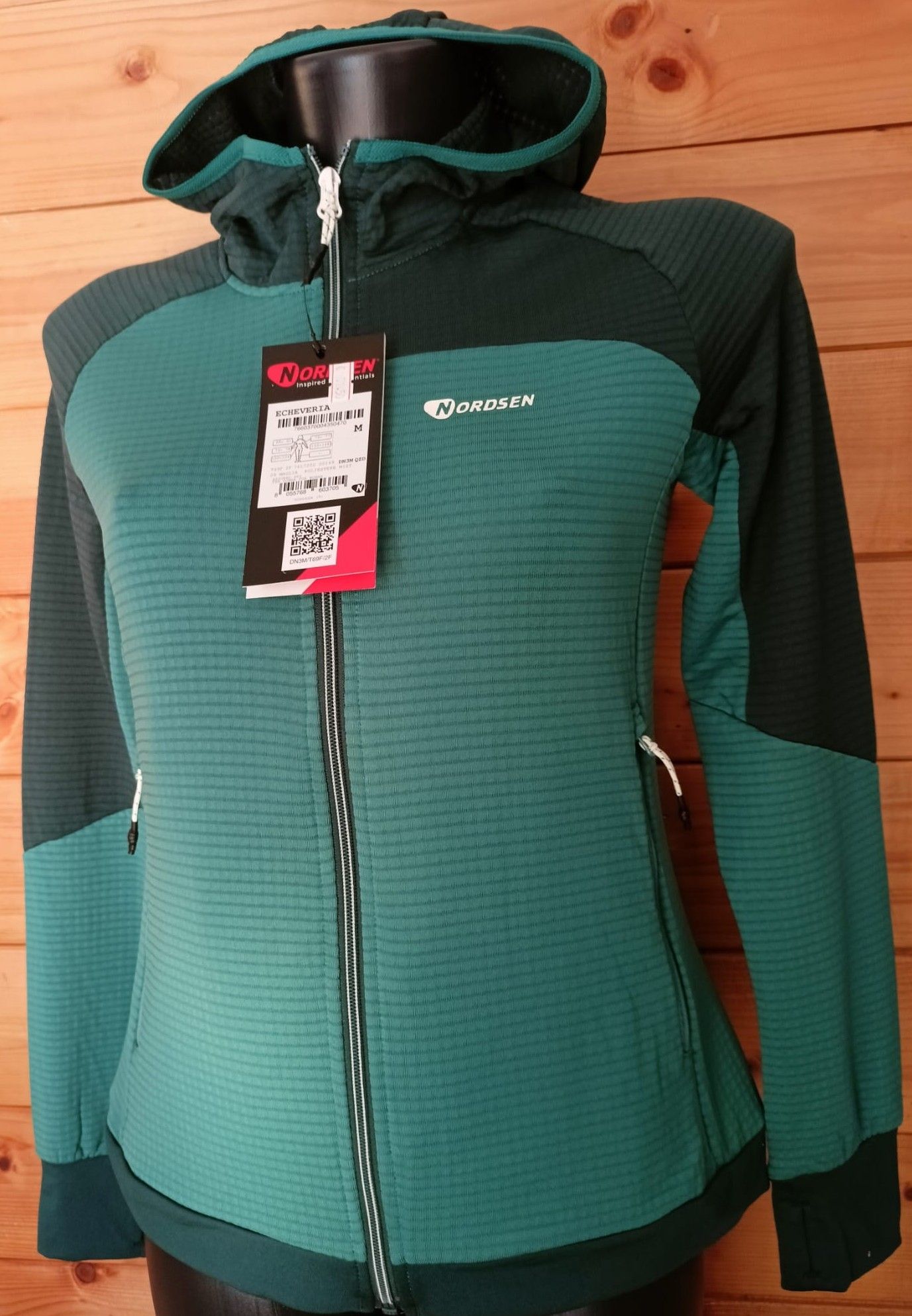 PILE LEGGERO TECNICO DONNA NORDSEN C/CAPPUCCIO