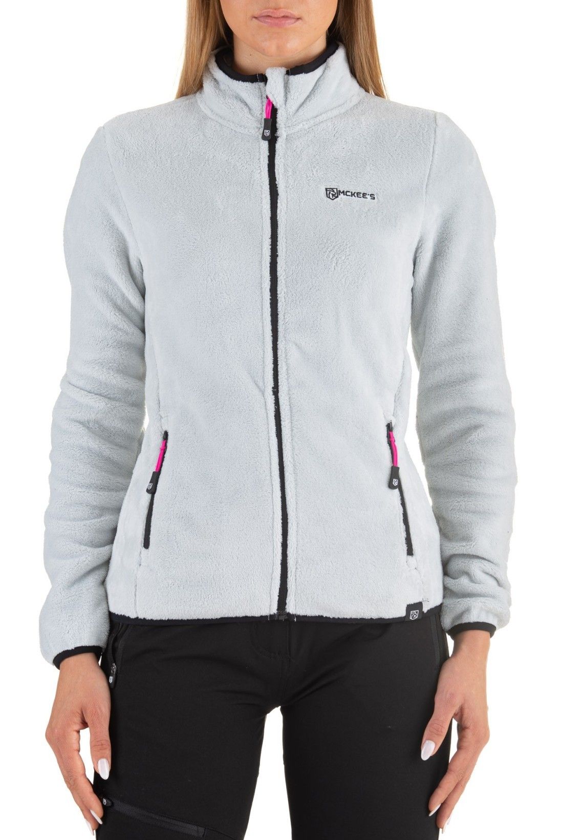 CIVETTA PILE DONNA FULL ZIP IN CORAL