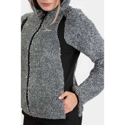 GIACCA PILE C/CAPPUCCIO IN PELLICCETTA RIGATA