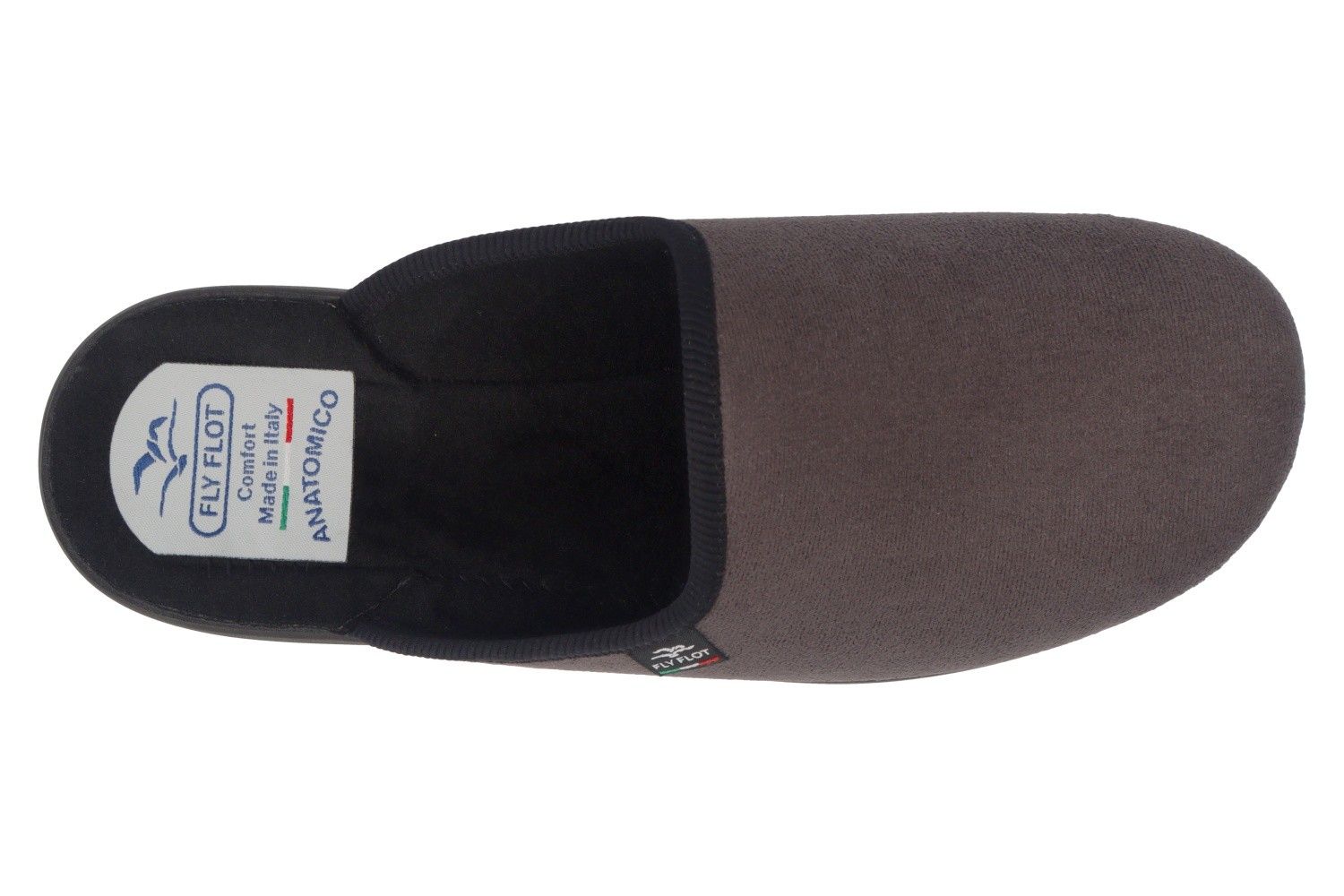 Pantofole Da Uomo Fly Flot Grigie In Tessuto Anatomiche E Anti Shock P4210s0001 P