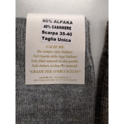 CALZETTONI ALPAKA - CASHMERE
