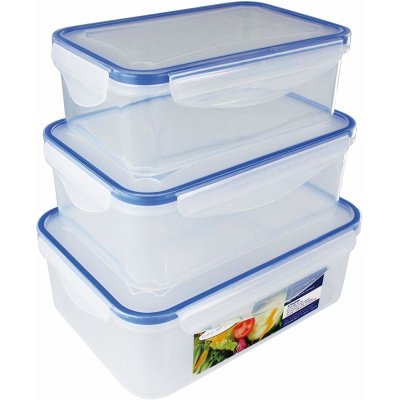 Contenit.Ermet.Rett. Set 3 Pz