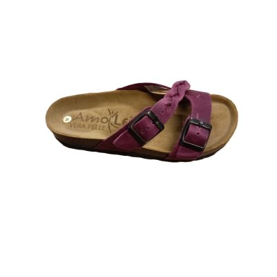CIABATTE DONNA PELLE AMOLEI