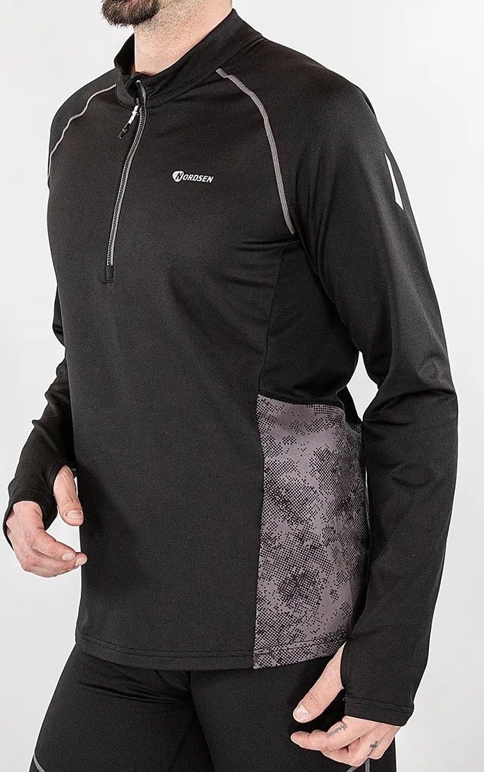 MAGLIA LUPETTO M/ZIP ELASTICIZZATA GARZATA NORDSEN