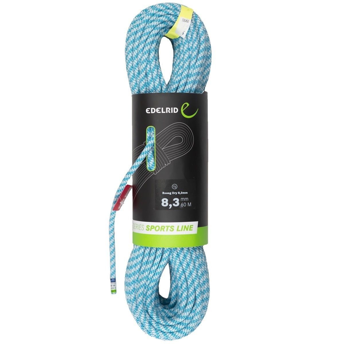 SPEZZONI MEZZA CORDA EDELRID ROSEG DRY 8,3 MM