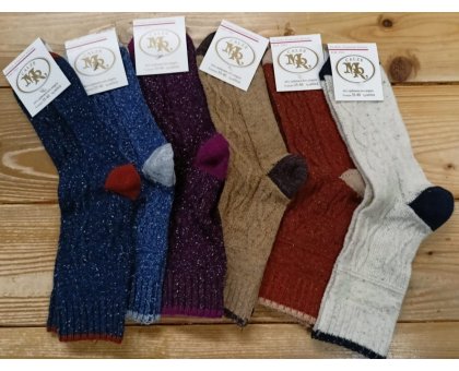 CALZINO LAVORATO CASHMERE DONNA