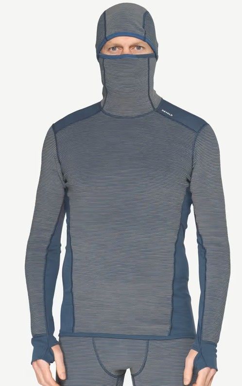 Maglia con cappuccio Reverso Merino da uomo Devold