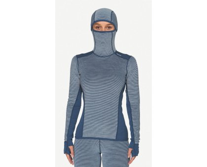 Maglioa con cappuccio Reverso in lana merino da donna Devold