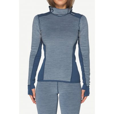 Maglioa con cappuccio Reverso in lana merino da donna Devold