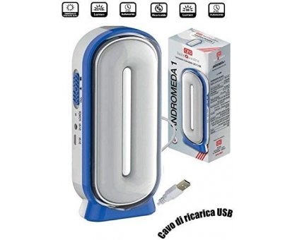 CFG Lampada Torcia Ricaricabile LED USB Portatile Andromeda 1 Camping Pesca
